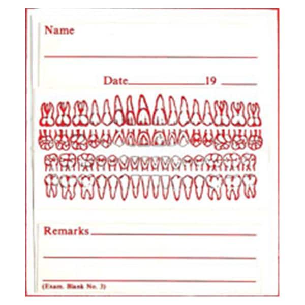Dental Exam Pads #3 White 5/Bx