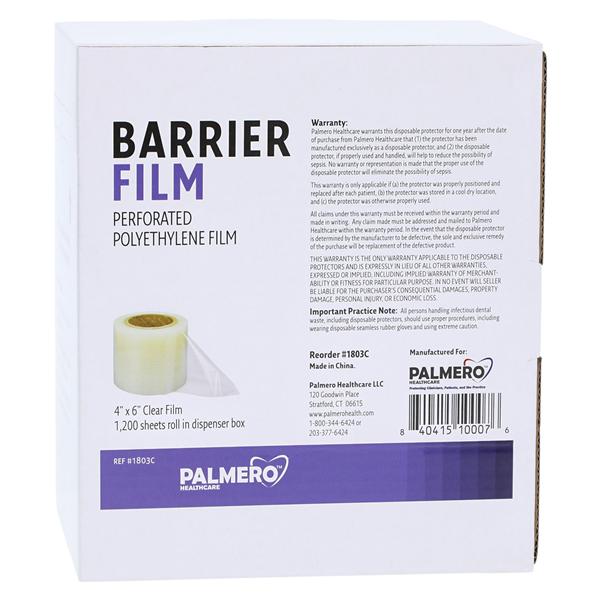 Barrier Film 4 in x 6 in Clear Rl