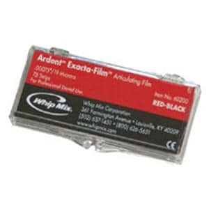 Ardent Exacta-Film Articulating Film Black / Red 2Sd Pre-Cut Strips 75/Bx