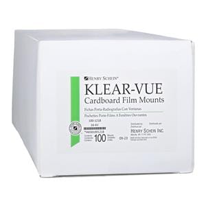 Klear-Vue X-Ray Mounts 10H-6V #2 Gray Cardboard 100/Bx