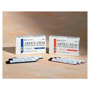 Articu-Film Articulating Film Strips Red 2Sd Strp Bklt 25 Sheets/Book 18Bks/Bx