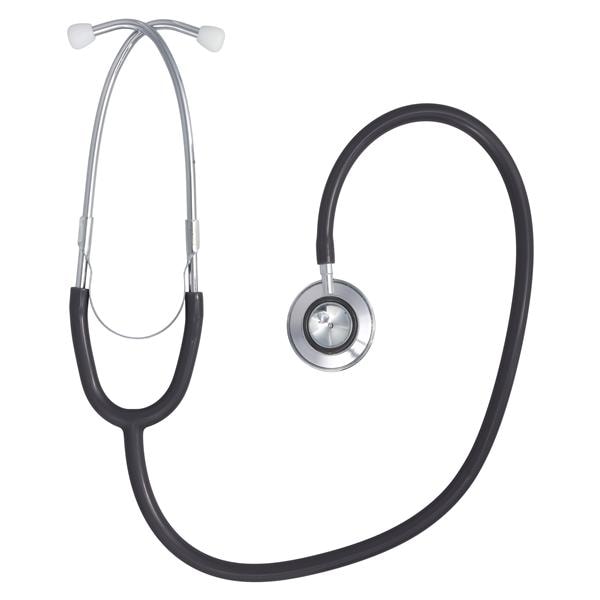 Tech-Med Basic Stethoscope Gray PVC Tubing Ea