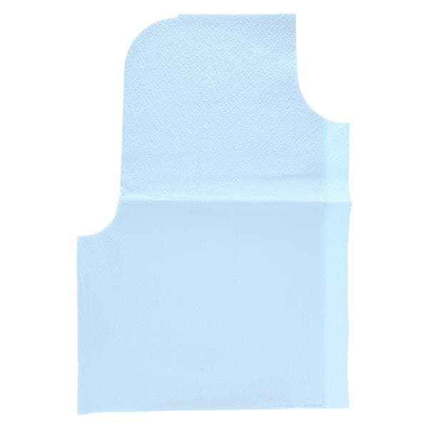 Exam Cape 30 in x 21 in Blue Tissue Disposable 100/Ca