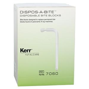 Dispos-a-Bite Bite Blocks Panoramic Plastic 7060C Disposable 100/Bx