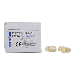 Polycarbonate Replacement Crowns Size 40 1st Bicuspid Refill 5/Bx