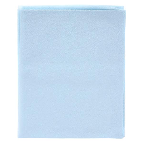 Exam Drape Sheet 40 in x 48 in Blue Tissue Disposable 100/Ca