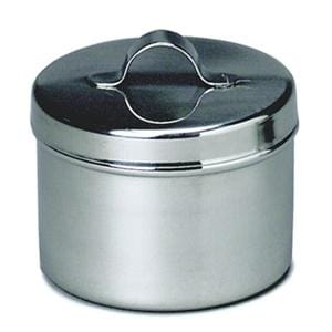 Ointment Jar Stainless Steel Silver 8oz