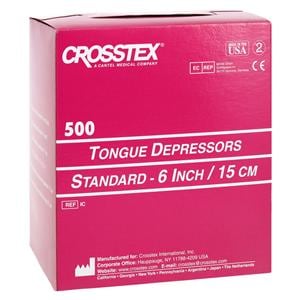 Tongue Depressor 6 in Wood Non Sterile 500/Bx