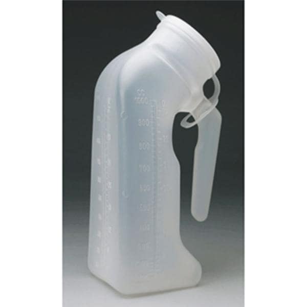 Patient Urinal Reusable Translucent 1qt, 50 EA/CA