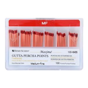 Maxima Hand Rolled Gutta Percha Points 100/Bx