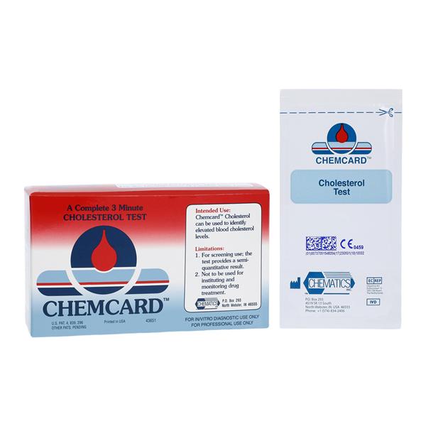 Chemcard Cholesterol Test 24/Pk