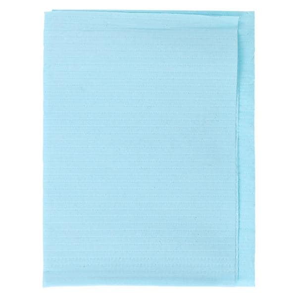 Dri-Gard Patient Towel 2 Ply Tissue / Poly 13 in x 19 in Blue Disposable 500/Ca