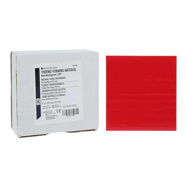 Laminate Mouthguard Material Red .150" 12/Pk