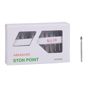 Silicone Carbide Mounted Points Green 12/Bx