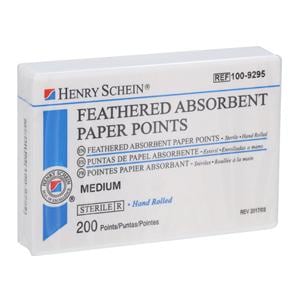 Absorbent Points Extra Fine Feathered 200/Bx