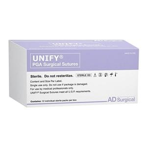 Unify Suture 3-0 30" Polyglycolic Acid Braid FS-1 Violet 12/Bx