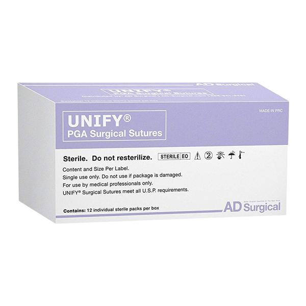 Unify Suture 3-0 30" Polyglycolic Acid Braid FS-1 Violet 12/Bx