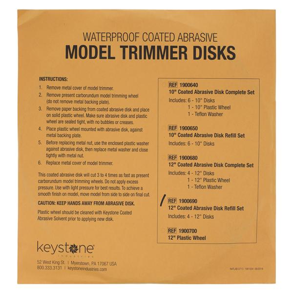 Waterproof Model Trimmer Discs Abrasive Discs Coarse 50 4/pk