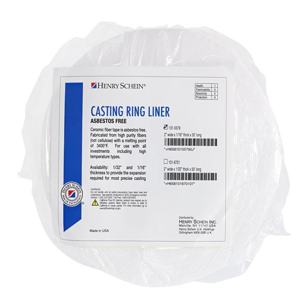 Ring Liner 2"x1/16" 50Ft/Pk