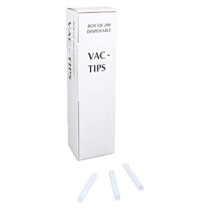 Vac-Tips HVE Tips Nonvented White 200/Bx