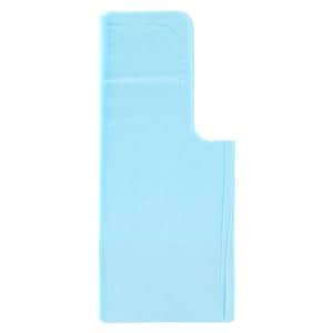 Patient Bib Tissue / Poly 18 in x 25 in Blue Disposable 250/Ca