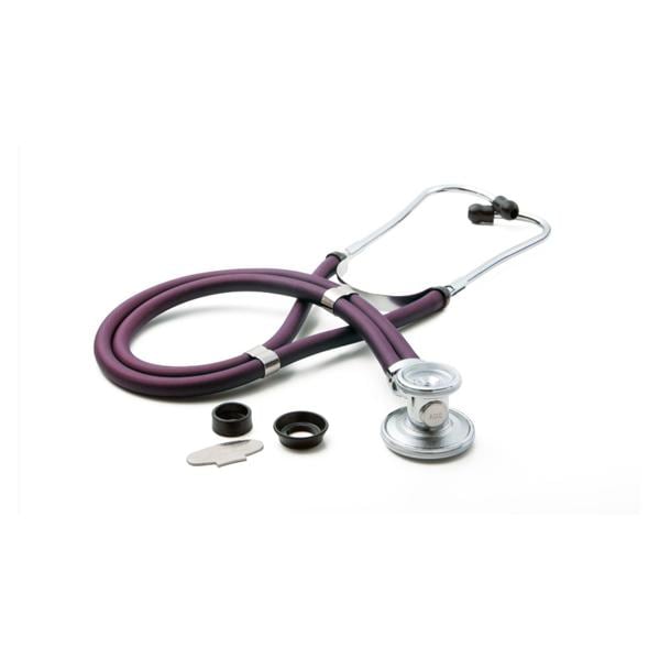 Adscope 641 Sprague Rappaport Stethoscope Adlt/Ped Prpl Double Lumen Tubing Ea