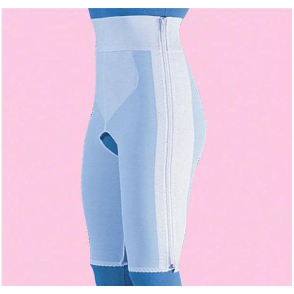 Compression Garment Above Knee Medium 37-40" White