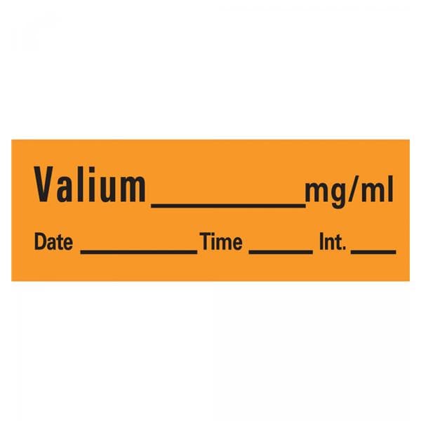 Label Valium Orange Rl Rl