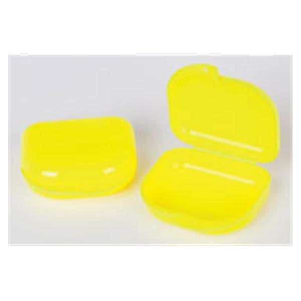 Retainer Box Super Tuff 3 in x 2 1/2 in x 1 in Fluorescent Yellow Small 10/Bg