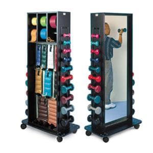 Weight Rack With Hooks/3" Casters