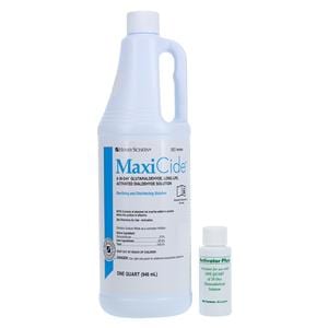 MaxiCide Instrument Disinfectant 2.5% Glutaraldehyde 1 Quart 1qt/Ea