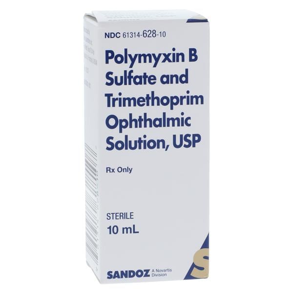 Trimethoprim Sulf/Poly B Ophthalmic Solution 1mg/10mu/mL Bottle 10ml/Bt