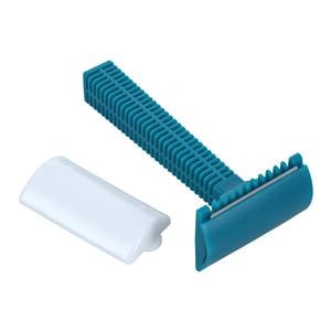 Shave Prep Razor Double Edge Disposable Turquoise