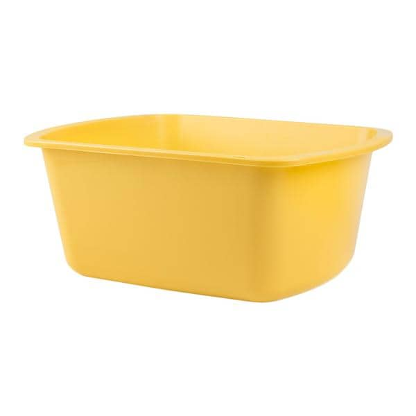 Wash Basin Round Polypropylene Gold 7qt, 50 EA/CA