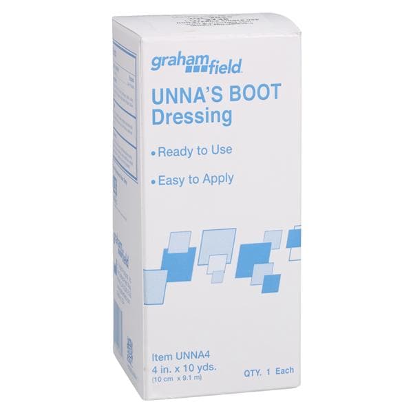 Premier Unna Boot Bandage Zinc Oxide 4"x10yd Rl