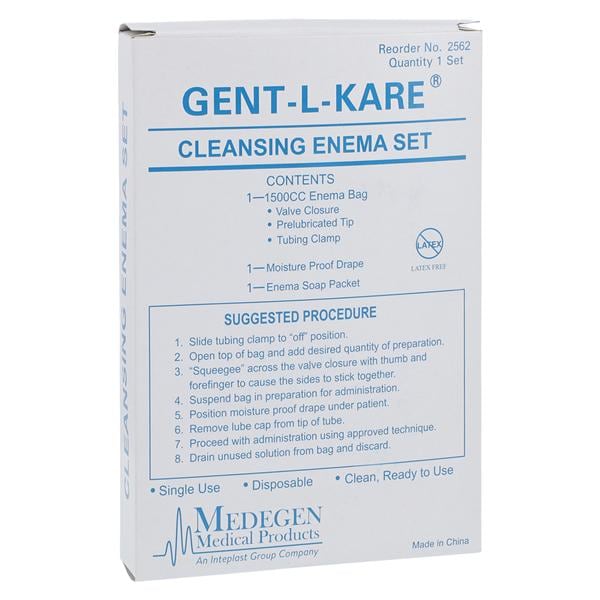 Gentle-L-Care Enema Set Ea, 50 EA/CA