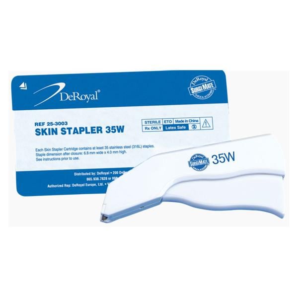 Deluxe Skin Stapler Plastic 30/Ca