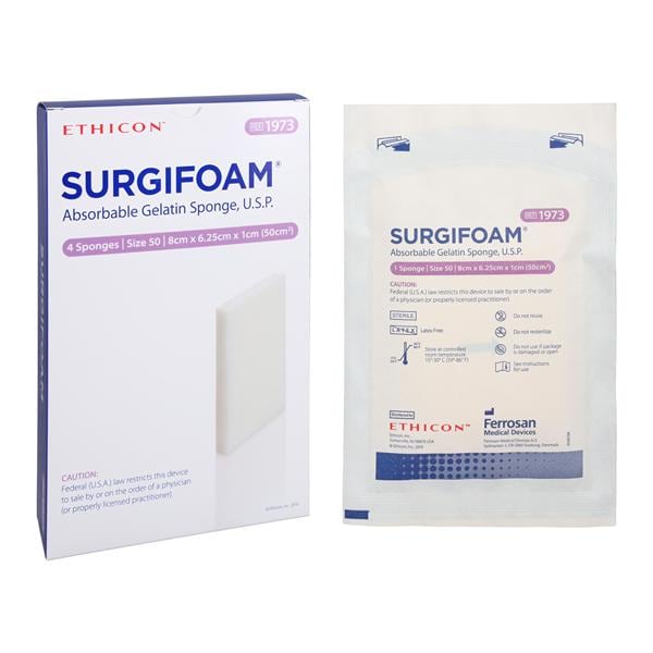 Surgifoam Hemostatic Gelatin Sponge 10mm