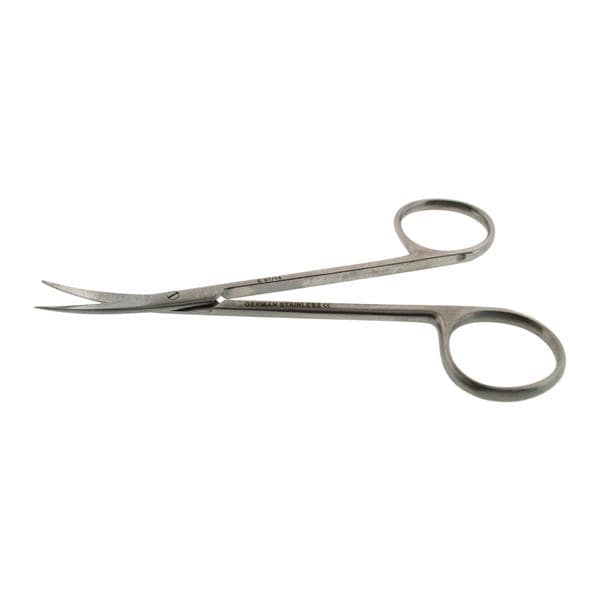 Iris Scissors Curved 4-1/2" Stainless Steel Non-Sterile Reusable Ea