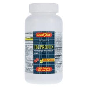 Ibuprofen NSAID Tablets 200mg 1000/Bt