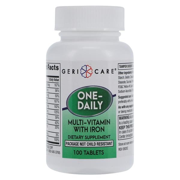 One-Daily Adult Supplement Tablets 100/Bt