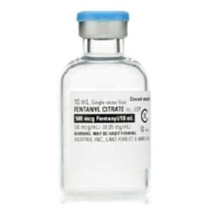 Fentanyl Citrate Injection 50mcg/mL SDV 10mL 25/Bx