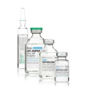 Bupivacaine HCl Injection 0.25% Preservative Free SDV 10mL 25/Bx