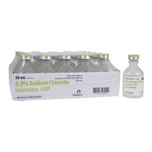 Sodium Chloride 0.9% Injection PF SDV 50mL 25/Bx