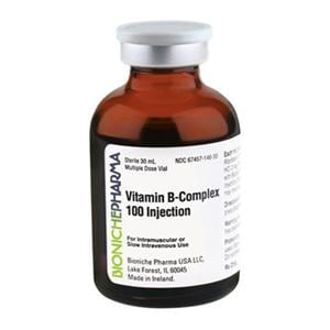 Vitamin B Complex Injection 100mg/mL MDV 30mL Ea