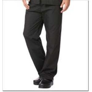 Scrub Pant 1 Pocket 5X Large Black Unisex Ea