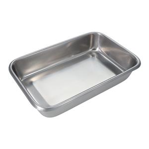 Solid Instrument Tray 10x6x2-1/2" Stainless Steel Ea