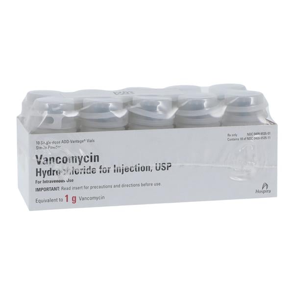 Vancomycin HCl Injection 1gm/vl Powder ADD-Vantage Vial 10/Bx