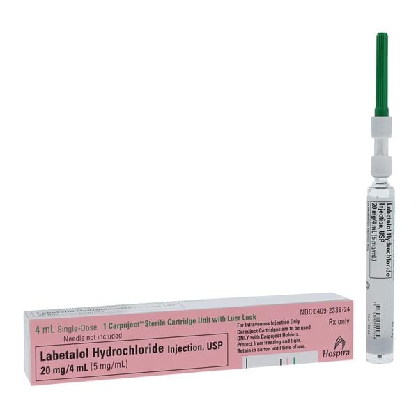 Labetalol HCl Injection 5mg/mL Carpuject 4mL 10x4ml