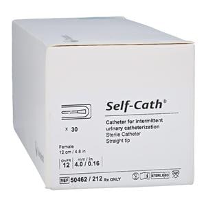 Mentor Catheter Intermittent 12Fr Straight Tip Silicone Self-Cath 30/Bx